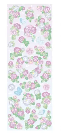 Purple Rose Stickers